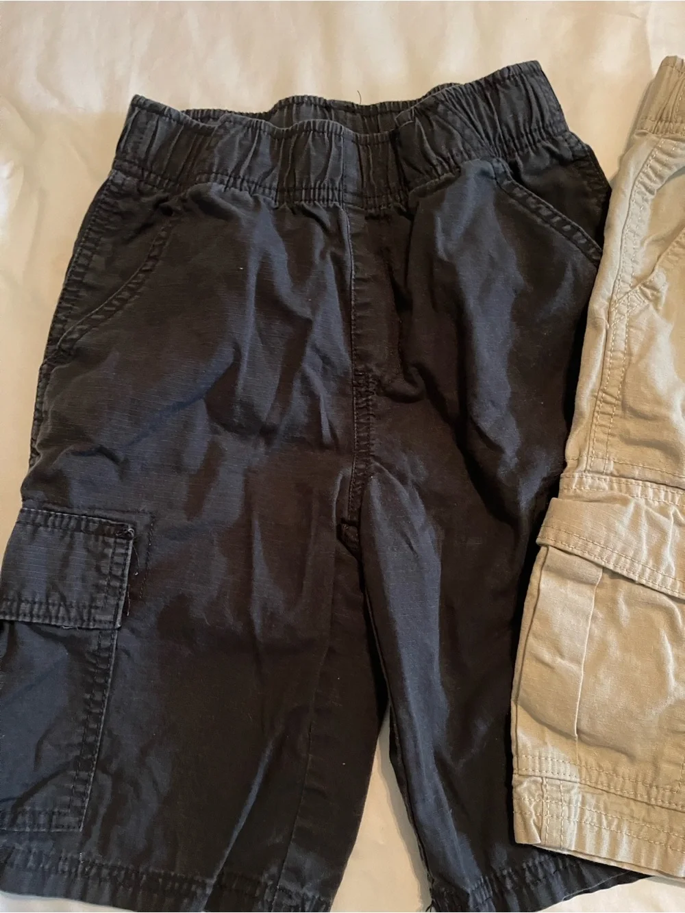 *BUNDLE* 2 boys children’s place shorts khaki black size 8 slim